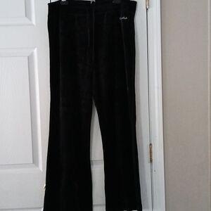 Peck & Peck black ultrasoft drawstring relaxed  pants  Sz  L